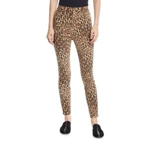 FRAME Ali High Rise Cigarette leopard animal jeans - womens size 28in
